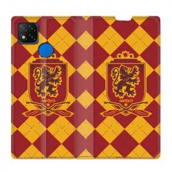 Housse Cuir Portefeuille PourXiaomi Redmi 9C WB License Harry Potter Griffindor