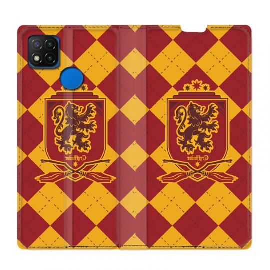 Housse Cuir Portefeuille PourXiaomi Redmi 9C WB License Harry Potter Griffindor