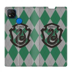 Housse Cuir Portefeuille PourXiaomi Redmi 9C WB License Harry Potter Slytherin