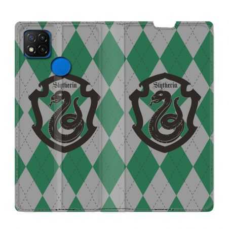 Housse Cuir Portefeuille PourXiaomi Redmi 9C WB License Harry Potter Slytherin