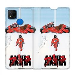 Housse Cuir Portefeuille PourXiaomi Redmi 9C Manga Akira Affiche