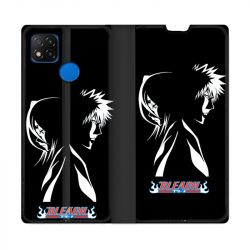 Housse Cuir Portefeuille PourXiaomi Redmi 9C Manga Bleach Duo