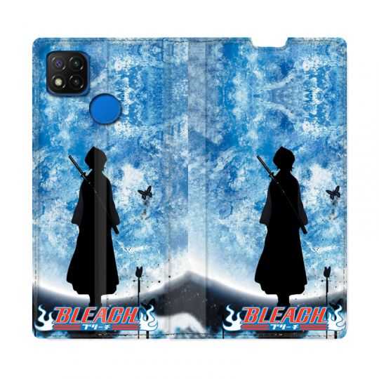 Housse Cuir Portefeuille PourXiaomi Redmi 9C Manga Bleach Lune