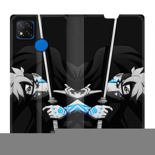 Housse Cuir Portefeuille PourXiaomi Redmi 9C Manga Boruto Epée