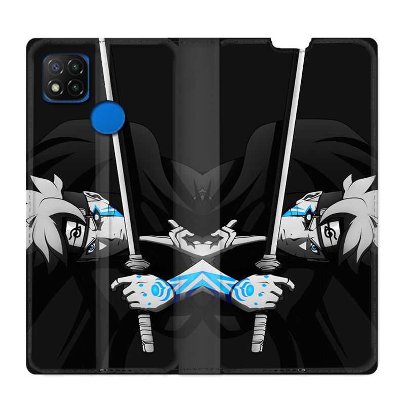 Housse Cuir Portefeuille PourXiaomi Redmi 9C Manga Boruto Epée