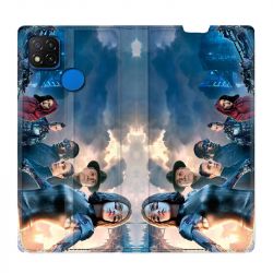 Housse Cuir Portefeuille PourXiaomi Redmi 9C Manga Gunnm Affiche