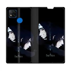 Housse Cuir Portefeuille PourXiaomi Redmi 9C Manga Naruto Sasuke Itachi