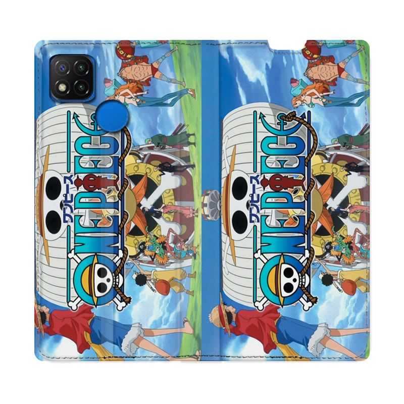 Housse Cuir Portefeuille PourXiaomi Redmi 9C Manga One Piece Sunny