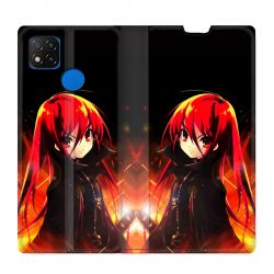 Housse Cuir Portefeuille PourXiaomi Redmi 9C Manga Shana