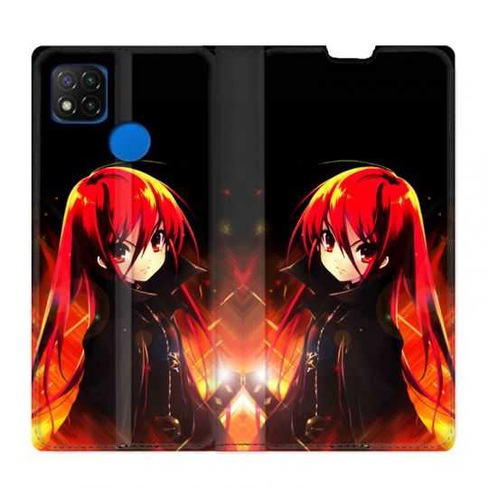 Housse Cuir Portefeuille PourXiaomi Redmi 9C Manga Shana