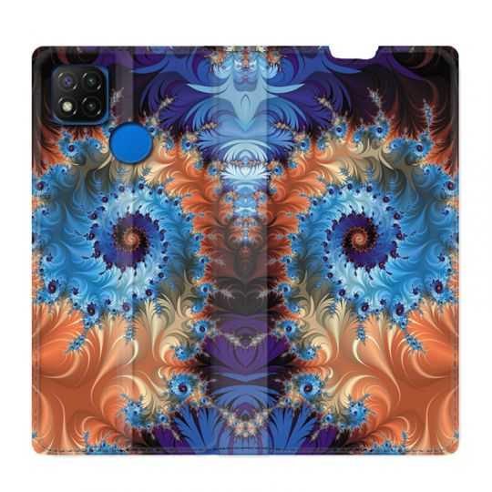 Housse Cuir Portefeuille PourXiaomi Redmi 9C Psychedelic Spirale