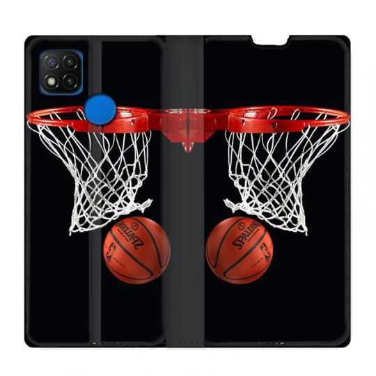 Housse Cuir Portefeuille PourXiaomi Redmi 9C Panier Basket