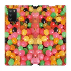 Housse cuir portefeuille Pour Samsung Galaxy A02S Dragibus