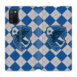 Housse cuir portefeuille Pour Samsung Galaxy A02S WB License Harry Potter Ravenclaw