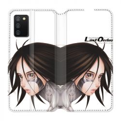 Housse cuir portefeuille Pour Samsung Galaxy A02S Manga Gunnm Gally