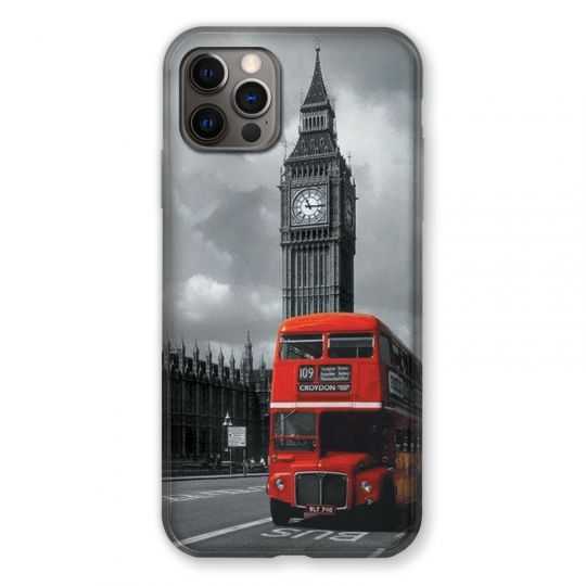 Coque Pour Iphone 13 (6.1) Angleterre London Bus