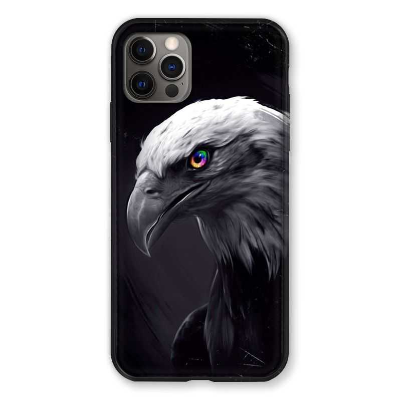 Coque Pour Iphone 13 (6.1) Aigle Royal Noir