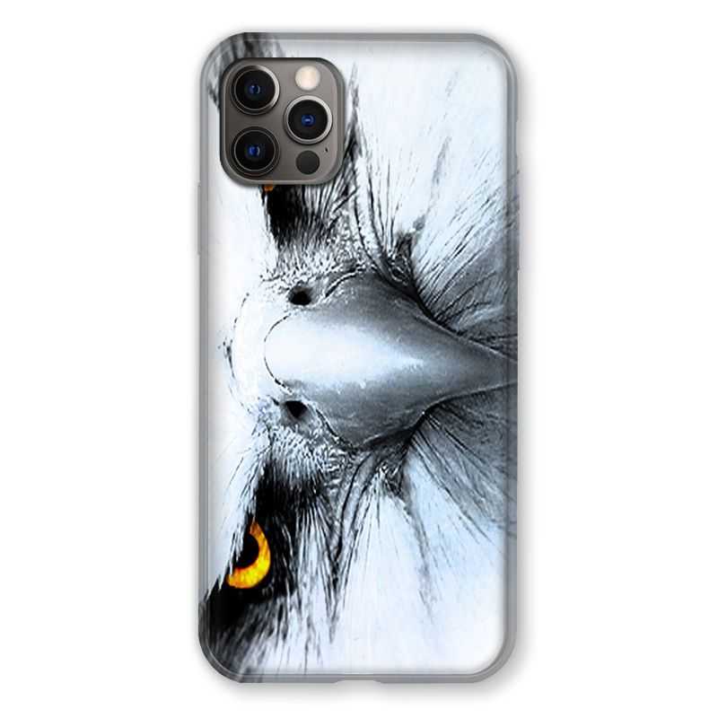 Coque Pour Iphone 13 (6.1) Aigle Royal Blanc