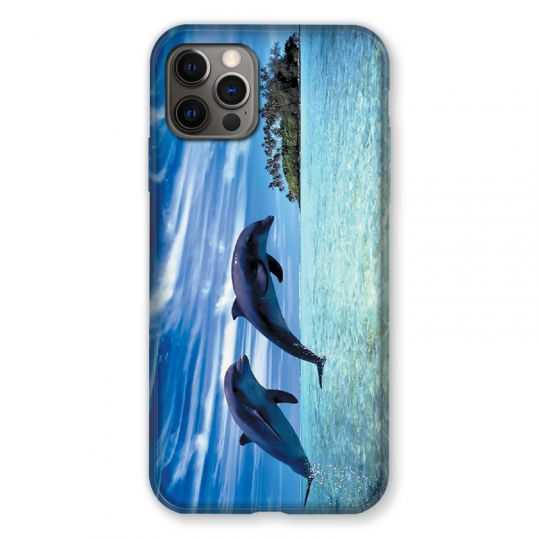Coque Pour Iphone 13 (6.1) Dauphin Ile
