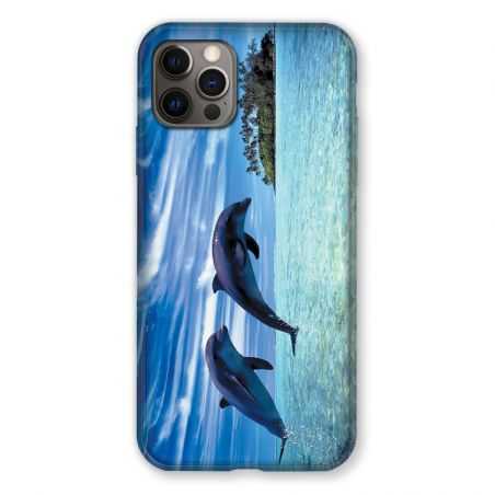Coque Pour Iphone 13 (6.1) Dauphin Ile