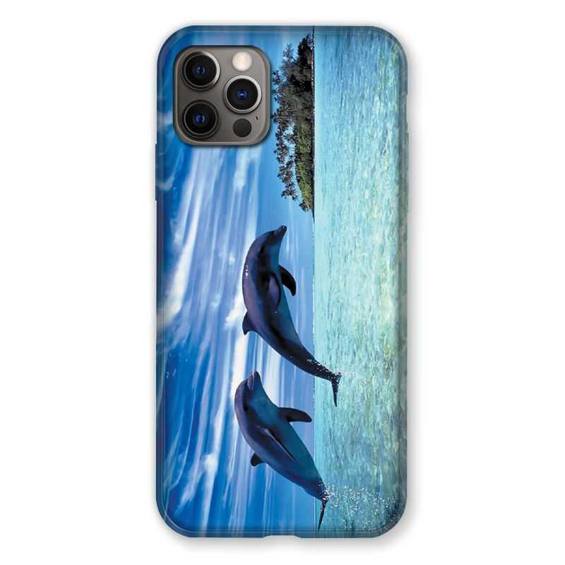 Coque Pour Iphone 13 (6.1) Dauphin Ile