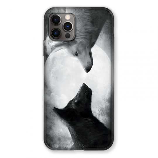 Coque Pour Iphone 13 (6.1) Loup Duo