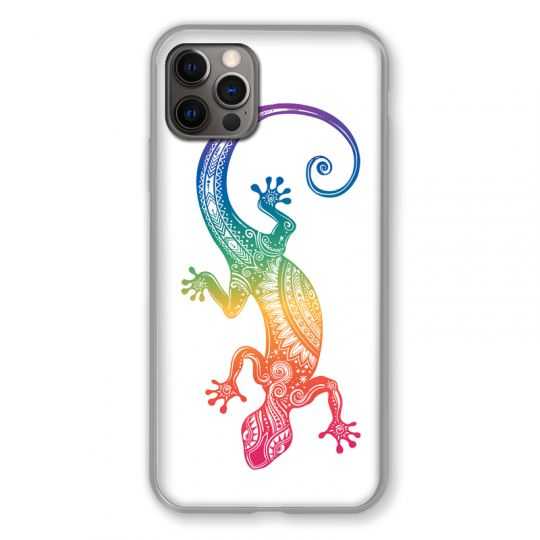 Coque Pour Iphone 13 (6.1) Animaux Maori Salamandre Color
