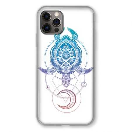 Coque Pour Iphone 13 (6.1) Animaux Maori Tortue Color
