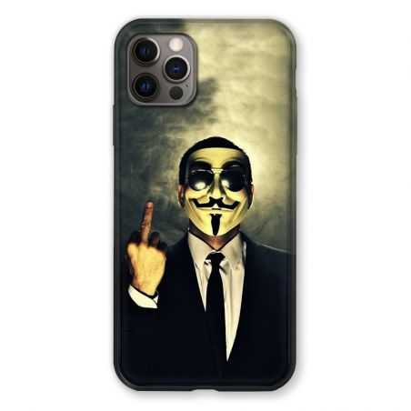 Coque Pour Iphone 13 (6.1) Anonymous Doigt