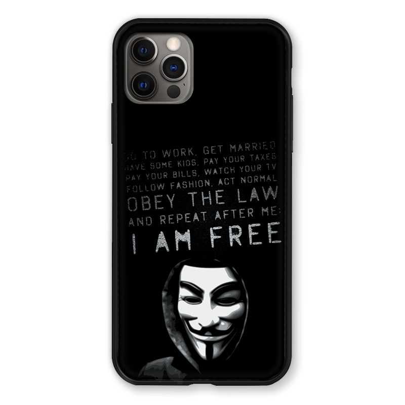 Coque Pour Iphone 13 (6.1) Anonymous I am free