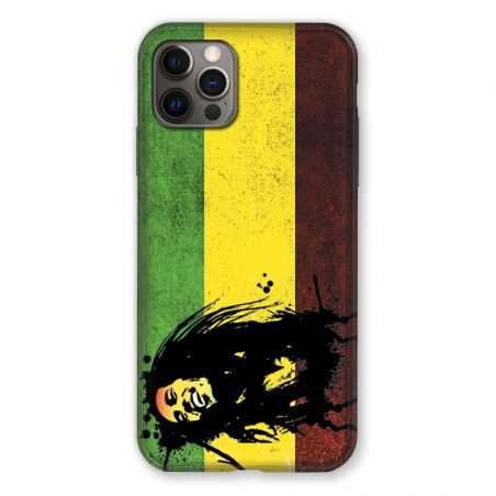 Coque Pour Iphone 13 (6.1) Bob Marley Drapeau