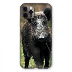 Coque Pour Iphone 13 (6.1) Chasse Sanglier bois