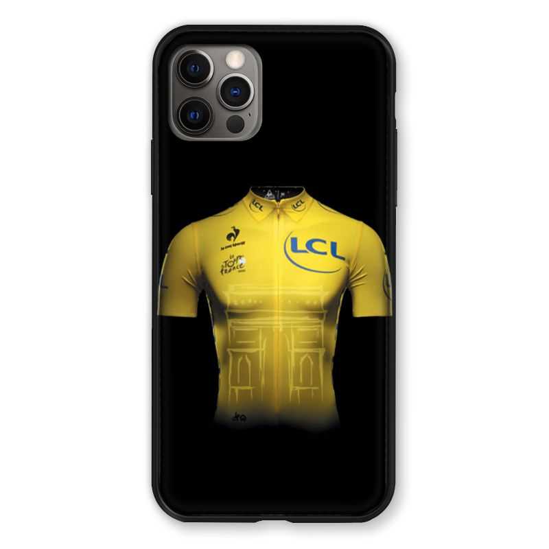 Coque Pour Iphone 13 (6.1) Cyclisme Maillot Jaune