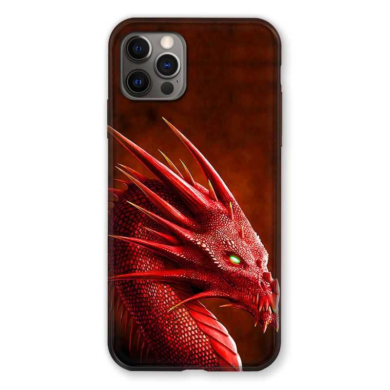 Coque Pour Iphone 13 (6.1) Dragon Rouge
