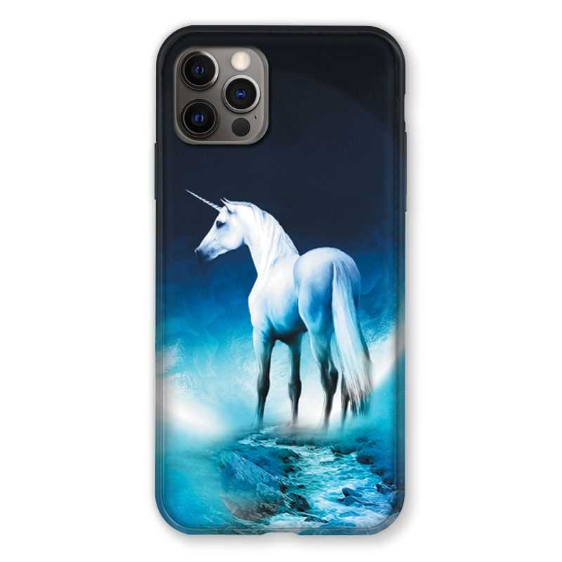 Coque Pour Iphone 13 (6.1) Licorne Lune