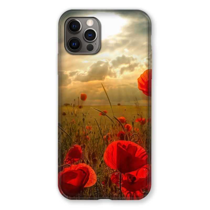 Coque Pour Iphone 13 (6.1) Fleur Coquelicot