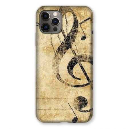 Coque Pour Iphone 13 (6.1) Musique Clé Sol Vintage