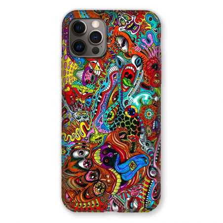 Coque Pour Iphone 13 (6.1) Psychedelic Yeux