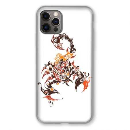 Coque Pour Iphone 13 (6.1) Scorpion Blanc