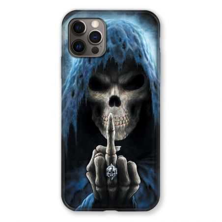 Coque Pour Iphone 13 (6.1) Tete de Mort Doigt