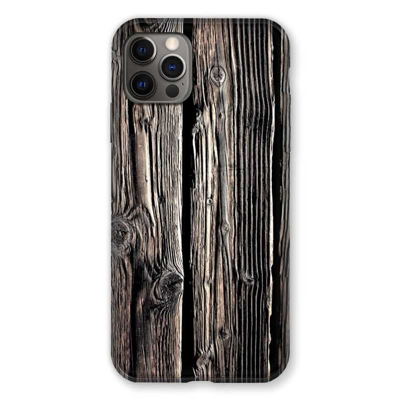 Coque Pour Iphone 13 (6.1) Texture Bois