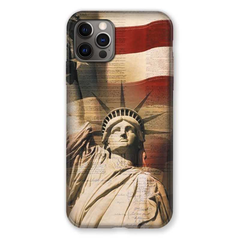 Coque Pour Iphone 13 (6.1) Amerique USA Statue liberté