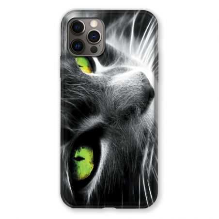 Coque Pour Iphone 13 MINI (5.4) Chat Vert