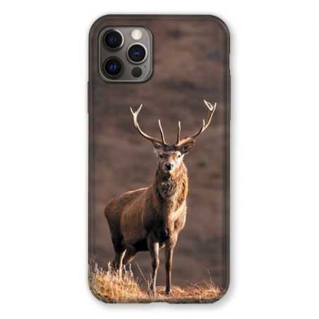 Coque Pour Iphone 13 MINI (5.4) Chasse Chevreuil Blanc