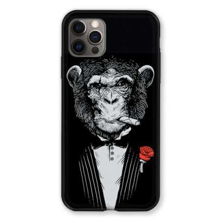 Coque Pour Iphone 13 MINI (5.4) Decale Singe Mafia