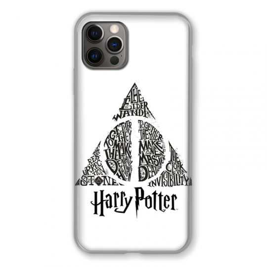 Coque Pour Iphone 13 MINI (5.4) WB License Harry Potter Triangle Blanc
