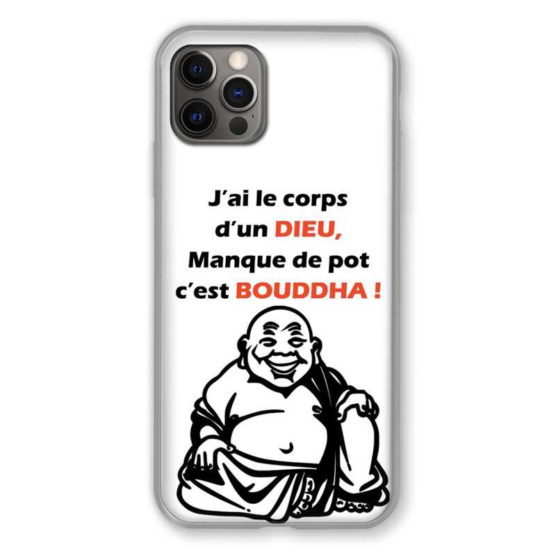 Coque Pour Iphone 13 MINI (5.4) Humour Bouddha