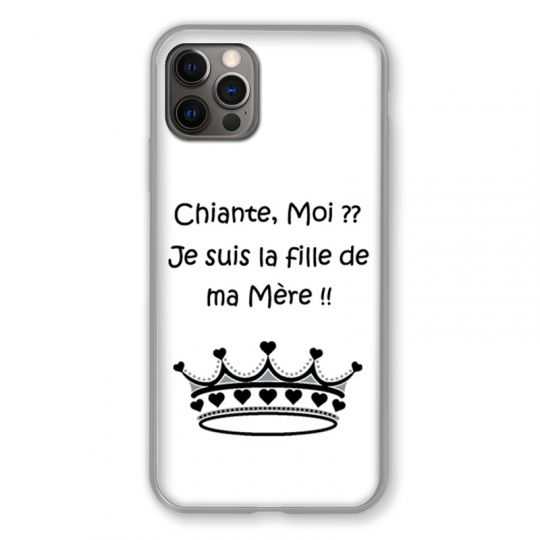 Coque Pour Iphone 13 MINI (5.4) Humour Moi Chiante