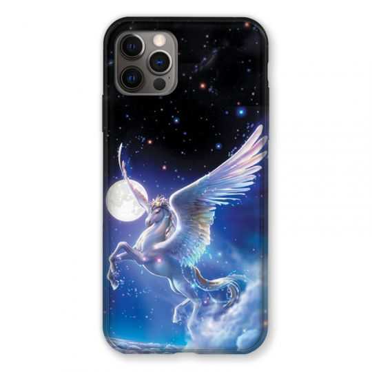 Coque Pour Iphone 13 MINI (5.4) Licorne Céleste