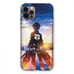 Coque Pour Iphone 13 MINI (5.4) Manga Attaque Titans Soleil